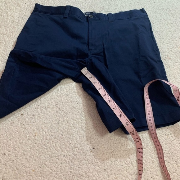 J crew 9” framer year flex khaki shorts navy blue - Picture 5 of 6